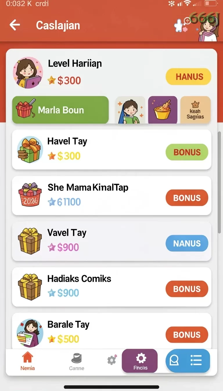 Galeri pratinjau visual 666j build APK resmi terbaru